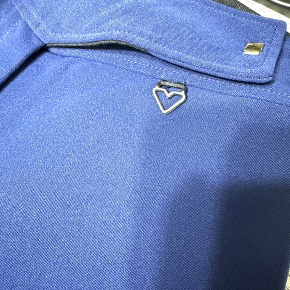 OBERMEYER SPORT STIRRUP WOOL BLEND COBALT BLUE SKI SNOW PANTS - Size 8R - Picture 9 of 14